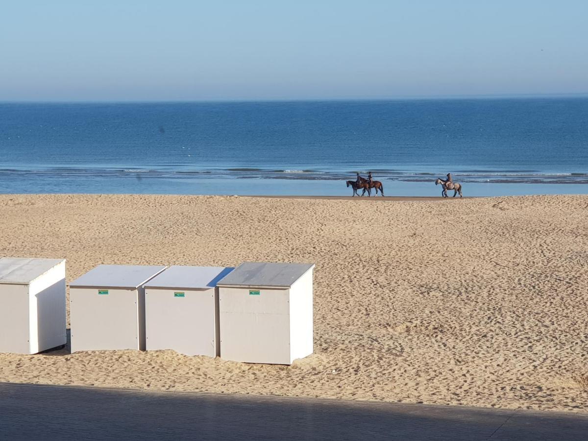 Koksijde Zeedijk La Digue 102 Appartement Met Garage - Lateraal Zeezicht Екстер'єр фото